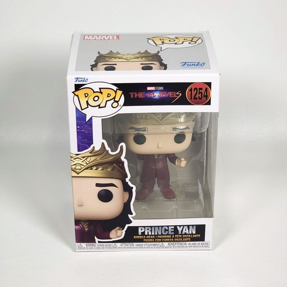 Funko The Marvels POP! Prince Yan Vinyl Figure #1254 NEW IN STOCK Fast Shipping! - Picture 1 of 5